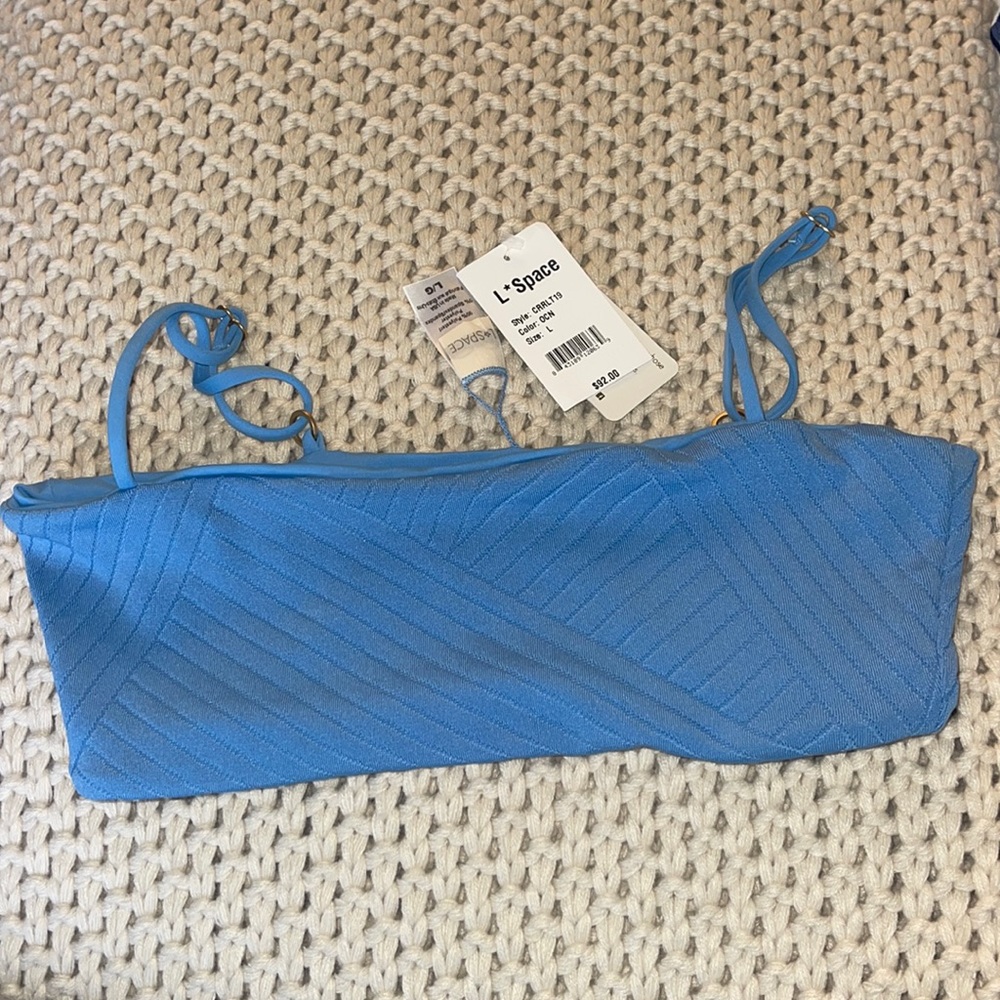 L SPACE BIKINI TOP!!